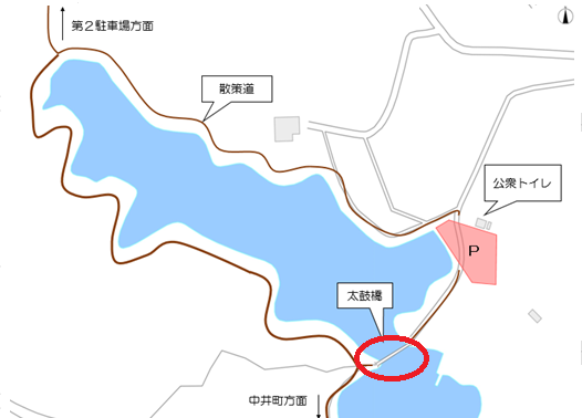 橋の位置図