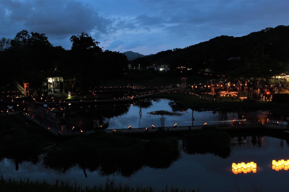 令和6年5月25日に開催された竹灯篭の夕べ