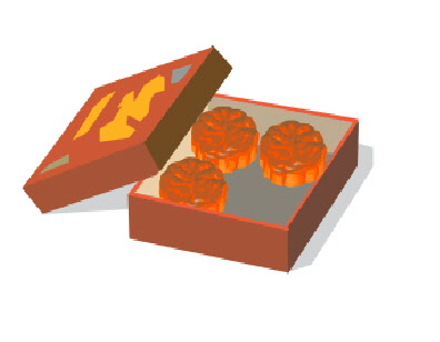 その他資源物に出せるお菓子等の紙箱の見本のイラスト