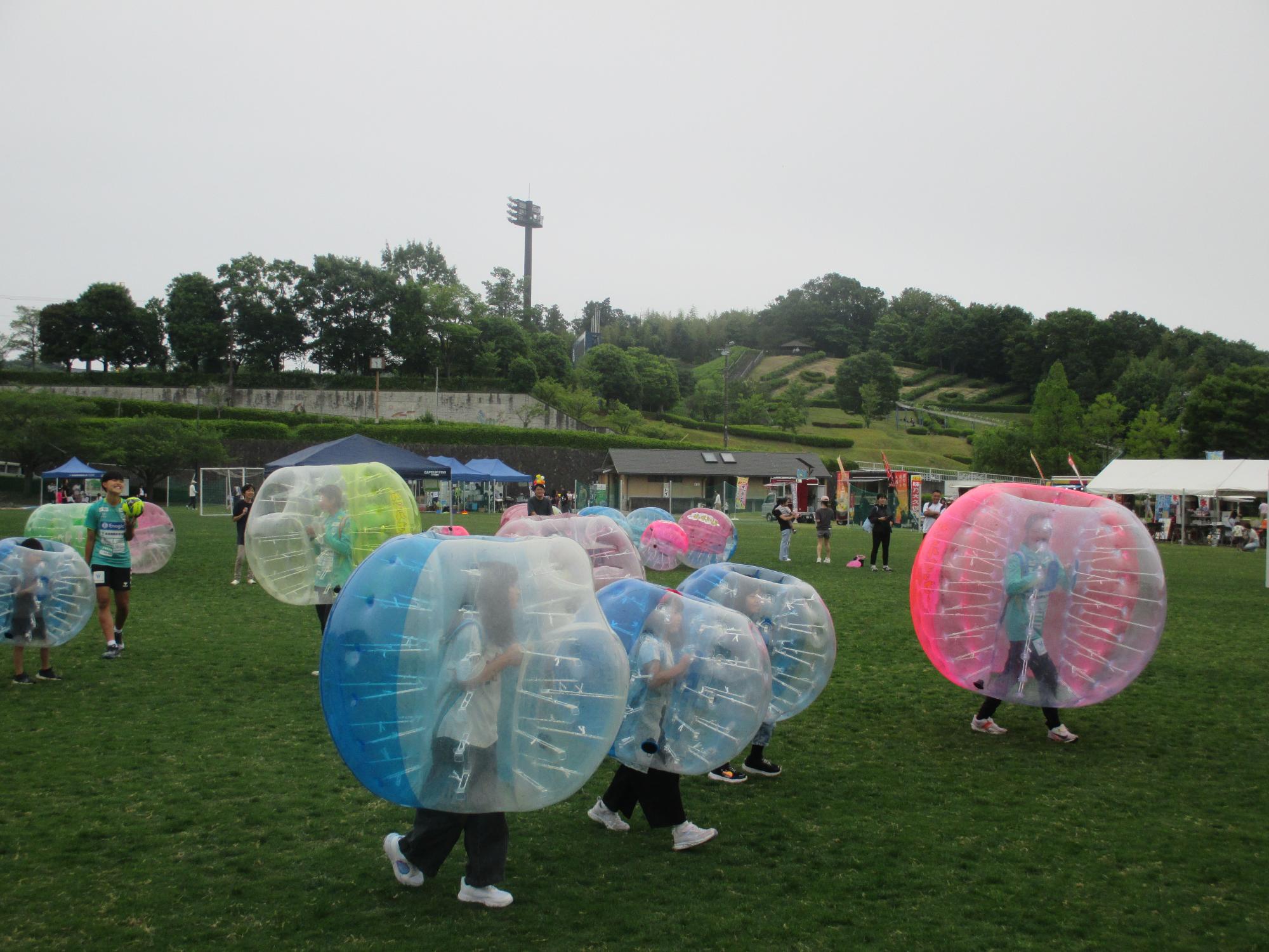 バブルサッカー